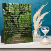 Serenity Fotoplatte (Seite)