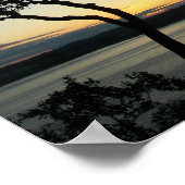 Serenity Gebet Abend Sunset Fotografie Poster (Ecke)