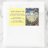 Serenity Gebet Angel Art Zeichnen Sticker (Tasche)