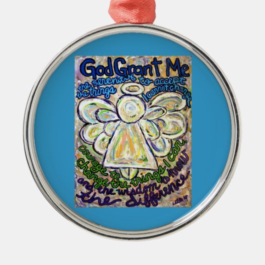 Serenity Gebet Angel Malerei Ornament Charme (Vorne)