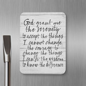 Serenity-Gebet - Bounce-Kalligrafieschrift Modern Magnet