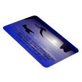 Serenity-Gebet-Doppelvogel-Blues-Foto-Magnet Magnet (Rechte Seite)