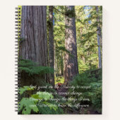 Serenity Gebet Grünwald Notizblock (Vorderseite)