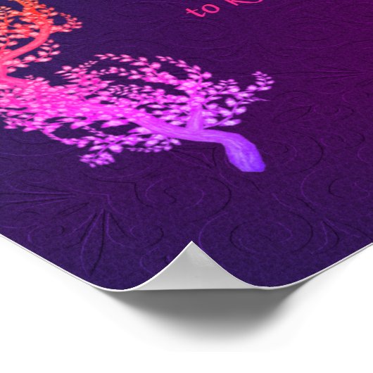 Serenity Gebet Inspiration Gebet Schwarz Poster (Ecke)