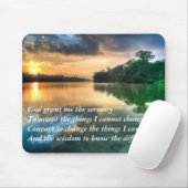Serenity-Gebet landschaftliches Mousepad (Mit Mouse)