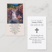 Serenity Gebet Lila Green Orange Blue Visitenkarte (Vorne/Hinten)