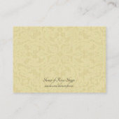 Serenity-Gebet mit Spitze u. Rosen Visitenkarte (Rückseite)