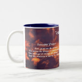 Serenity Gebet Morning Sky Inspiration Zweifarbige Tasse (Links)