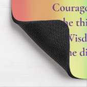 Serenity Gebet Regenbogenmaus Mousepad (Ecke)