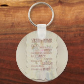 Serenity-Gebet Schlüsselanhänger (Vorderseite)