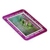 Serenity-Gebet-Slogans Schmetterlinge Magnet (Rechte Seite)