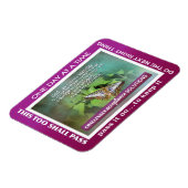 Serenity-Gebet-Slogans Schmetterlinge Magnet (Linke Seite)