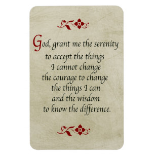 Serenity-Gebet/Vintage Art Magnet