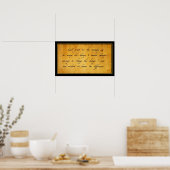 Serenity Gebet Vintage Poster (Küche)