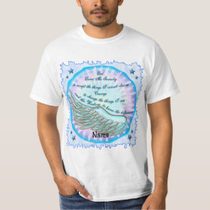 Serenity-Gebet Violetter Flügel T-Shirt