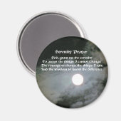 Serenity Gebet Vollmond Inspiration Magnet (Vorderseite/Rückseite)