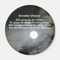 Serenity Gebet Vollmond Inspiration Magnet