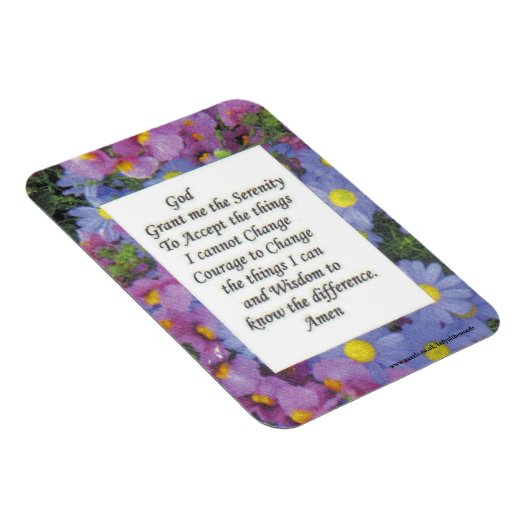 Serenity-Gebetmagnet Magnet (Rechte Seite)