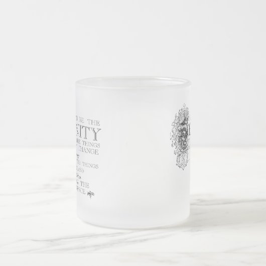 Serenity-Gebets-Gewohnheits-Tasse Mattglastasse (Mittel)