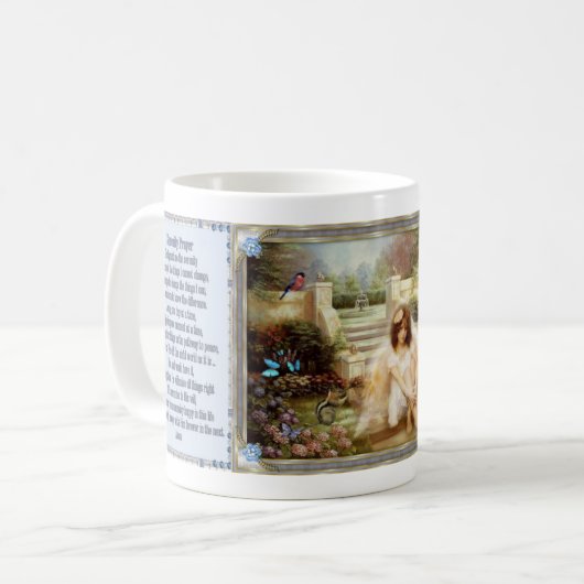 Serenity-Gebets-himmlische Garten-Tassen Kaffeetasse (Vorderseite Links)