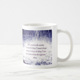 Serenity-Gebets-Wasserfall-Tasse Kaffeetasse