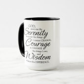 Serenity-Gebetsbecher Tasse (Vorderseite Links)