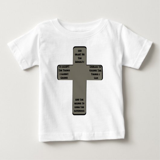Serenity-Gebetskurs Baby T-shirt (Vorderseite)