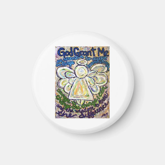 Serenity Gedicht Angel Custom Kühlschrankmagnet (Vorne)