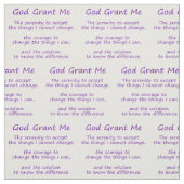 Serenity Gedicht Fabric Panel Material Stoff (Muster)