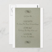 Serenity Gedicht Postkarte (Vorne/Hinten)