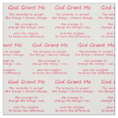 Serenity Gedicht Red Fabric Panel Material Stoff (Muster)