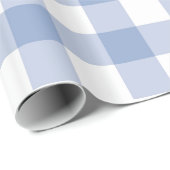 Serenity Gingham Wrapping Paper Geschenkpapier (Rolleneckpunkt)