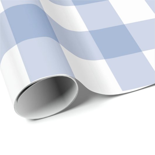 Serenity Gingham Wrapping Paper Geschenkpapier (Rolleneckpunkt)