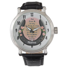 Serenity Gray Horseshoe Armbanduhr