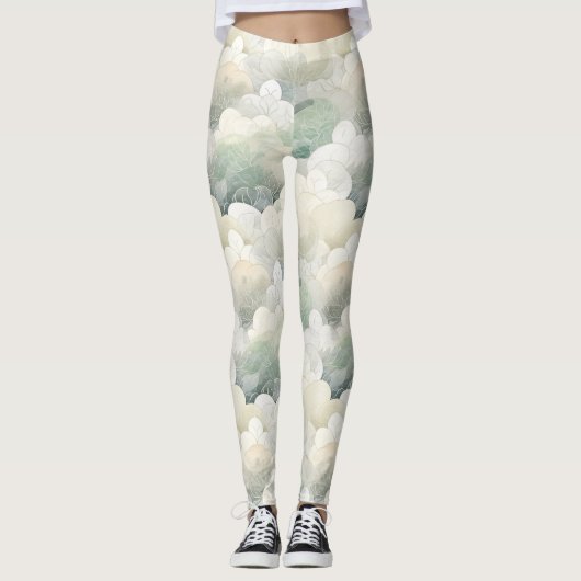 Serenity Green Leggings (Vorderseite)