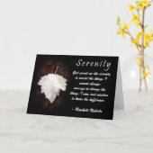 Serenity Grußkarten Karte (Gelbe Blume)