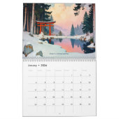 Serenity in Bloom Japanischer Garten Wandkalender (Jan 2026)
