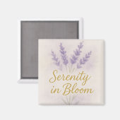 Serenity in Bloom — Magnet (Vorderseite/Rückseite)