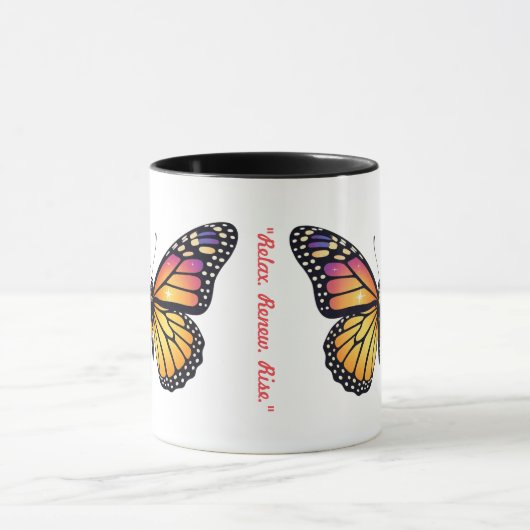 "Serenity in Flight" Tasse (Zentrum)