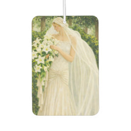 Serenity in Ivory: A Bride in a Garden Reverie Autolufterfrischer