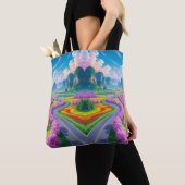 "Serenity in Spring - Fantasy Road Tote Bag" Tasche (Von Nahem)