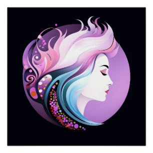 "Serenity in Style" Frauen Schönheit     Poster
