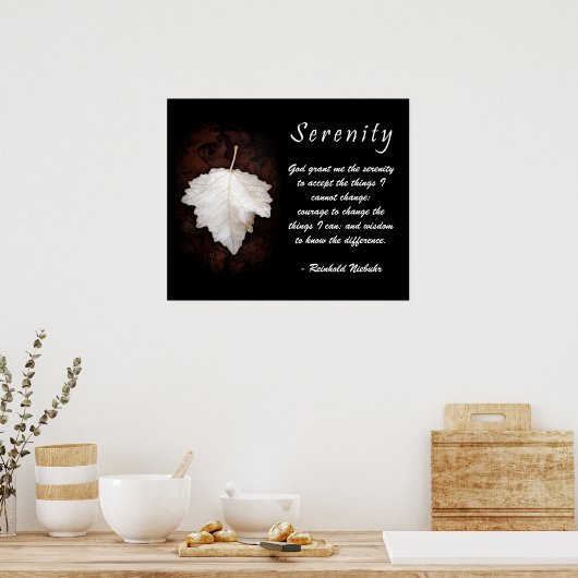 Serenity Inspiration Poster (Küche)