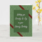 Serenity & Joy Sobriety Geburtstag Karte (Gelbe Blume)