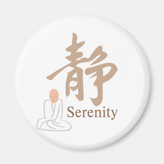 Serenity Kanji Magnet (Vorne)