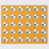 Serenity-Kanjigeburtstags-Verpackungspapier Geschenkpapier (Flach)