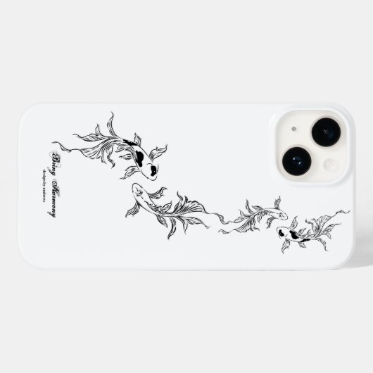 Serenity Koi Art Case-Mate iPhone Hülle (Rückseite (Horizontal))