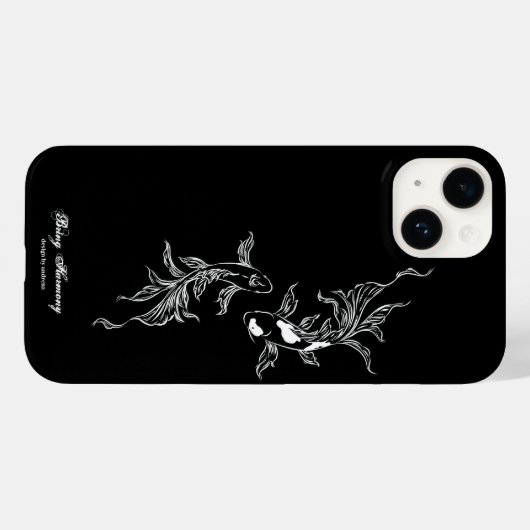 Serenity Koi Art Case-Mate iPhone Hülle (Rückseite (Horizontal))