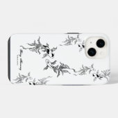 Serenity Koi Kunst iPhone Hülle (Rückseite (Horizontal))