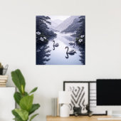 Serenity Lake Poster (Heimbüro)